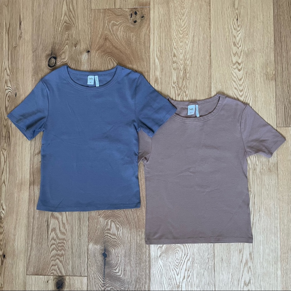 FREE with purchase - 2 Twik Cropped “Baby Tees”